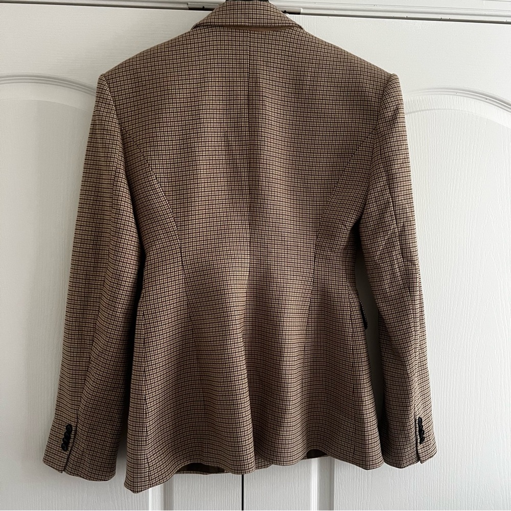 Helsa Plaid S Curve Jacket Size large Excellent condition - Picture 7 of 8